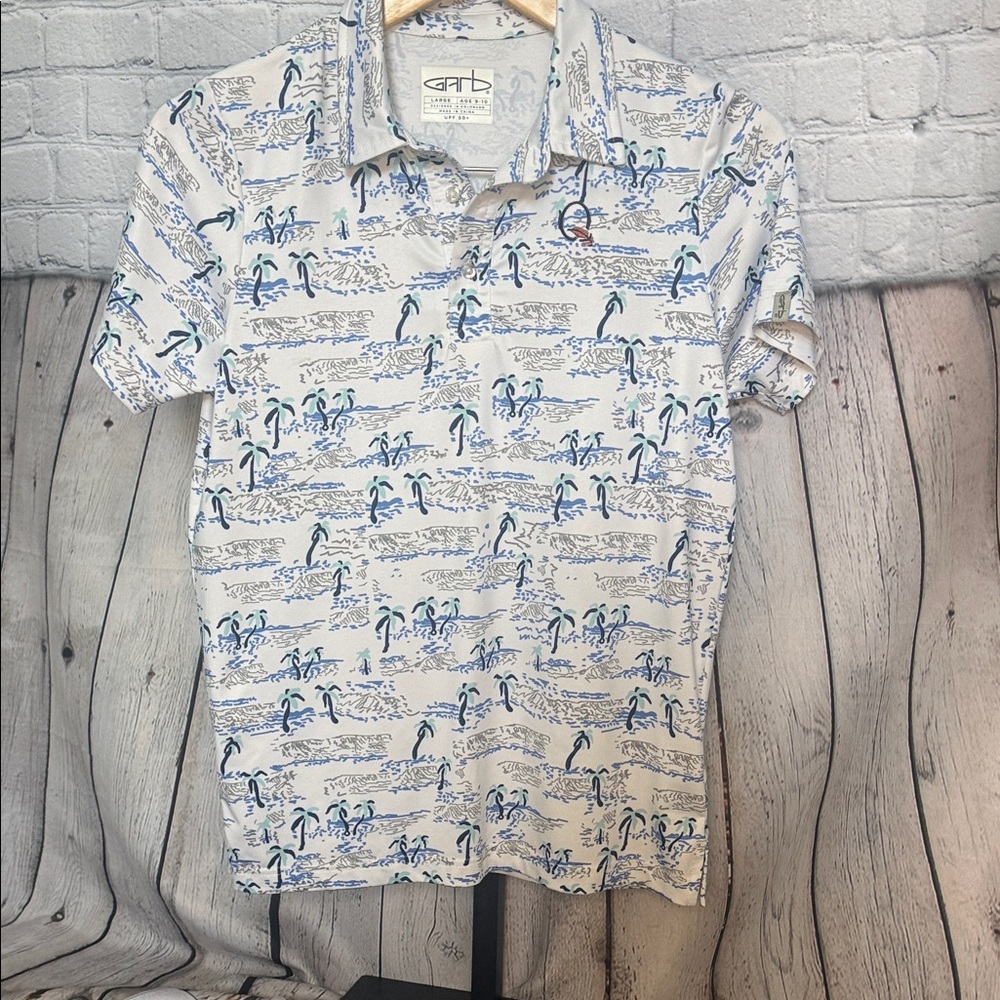 Boys Garb Quail Hollow Country Club Golf Polo large 9/10